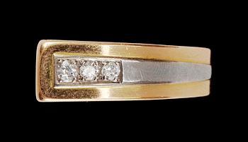 821. RING, Rey Urban, briljantslipade diamanter, tot. ca 0.14 ct.