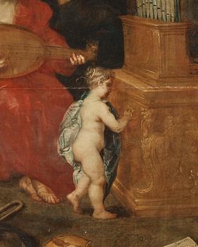 Hendrick van Balen och Jan Brueghel den äldre, tillskriven. Minerva besöker de nio muserna.