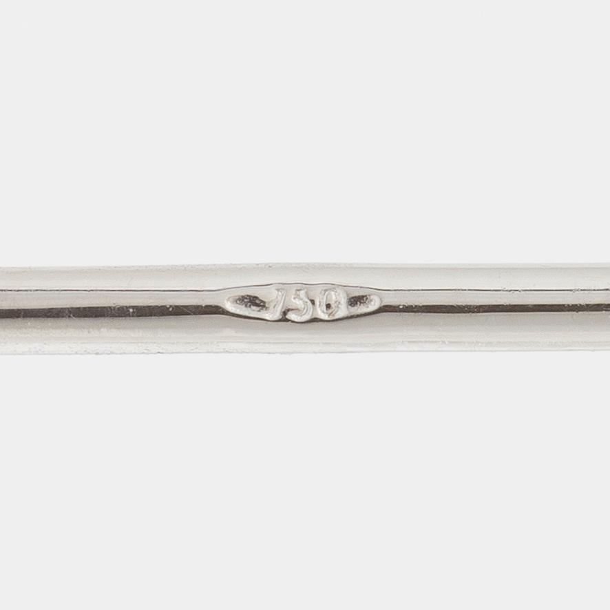 Örhängen 18K vitguld med briljantslipade diamanter.