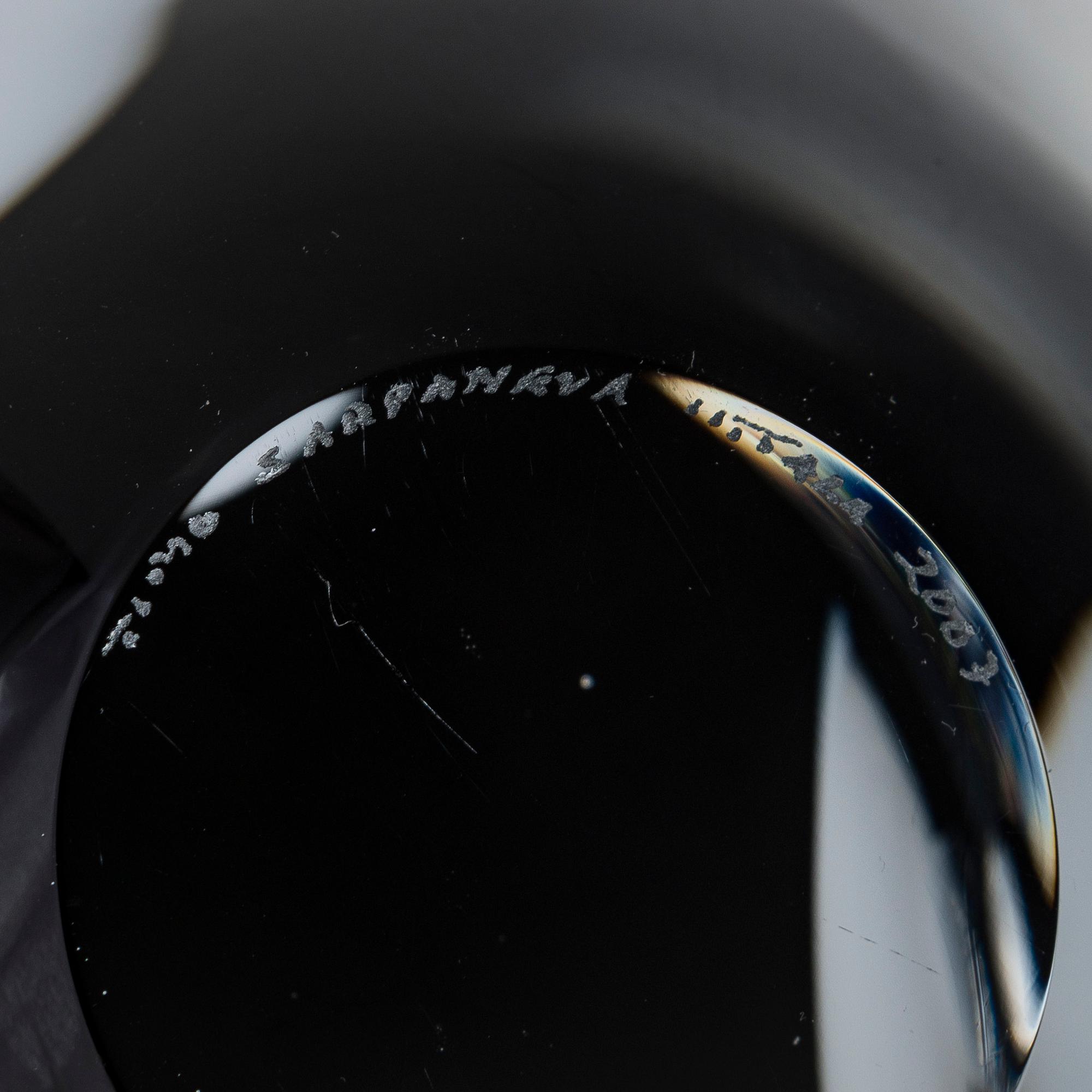 Timo Sarpaneva, lasiveistos, "Claritas",  signeerattu Timo Sarpaneva Iittala 2007.