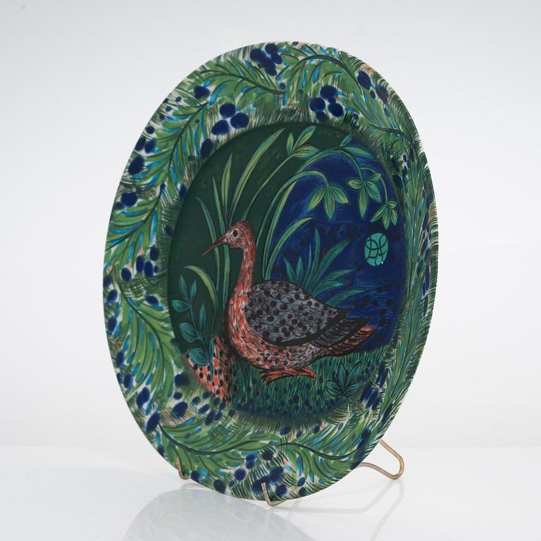 Dorrit von Fieandt, fat, porslin, signerad DF, stämpelmärkt Hubertus Pro Arte 1993, Arabia.