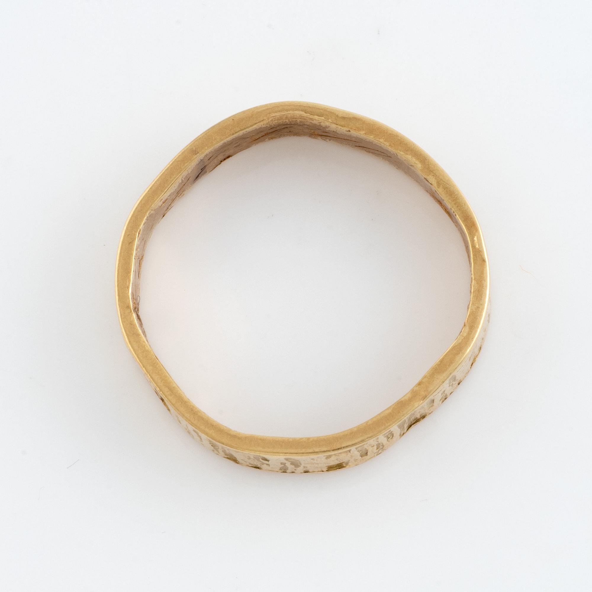 Björn Weckström, ring, 18K guld, Lapponia 1970, Finland.