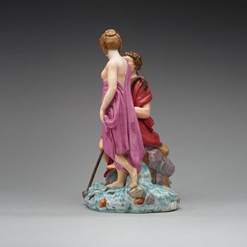 A large Royal Copenhagen porcelain figure group, Denmark, 1780's.