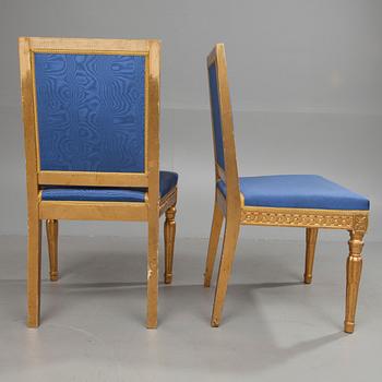 STOLAR, ett par, gustaviansk stil, sekelskiftet 18/1900.