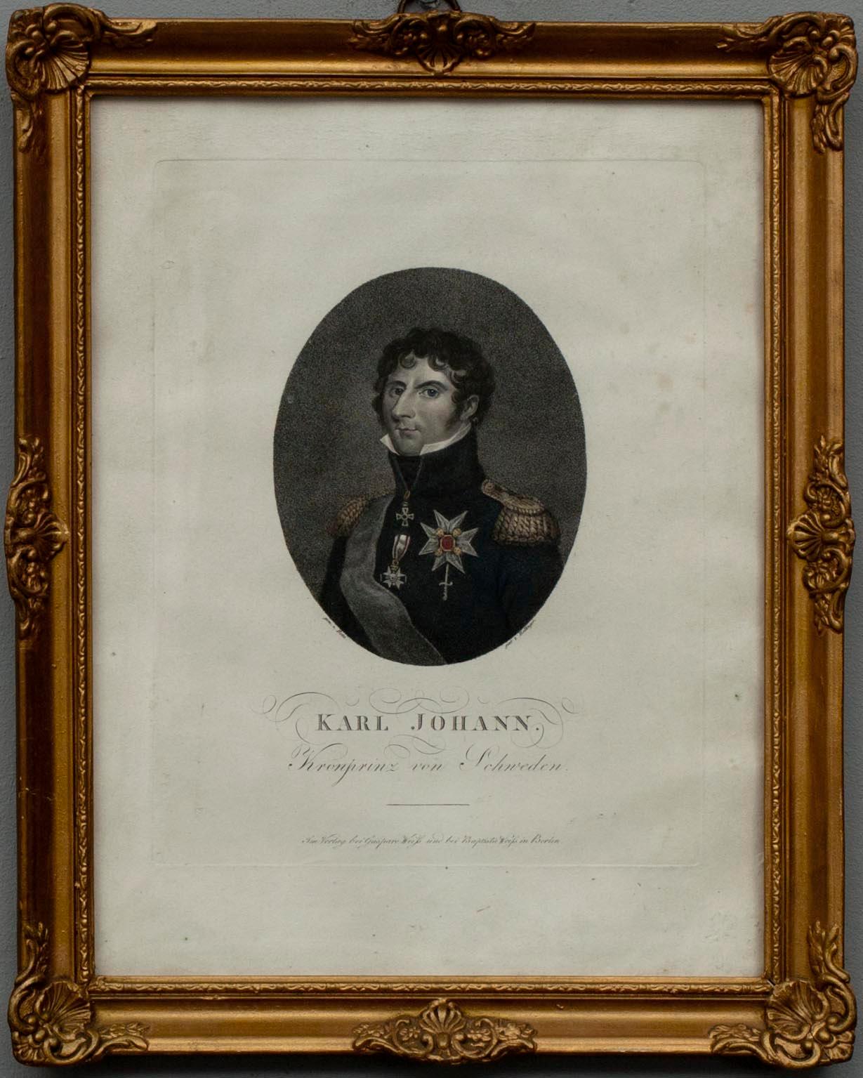 OKÄND KONSTNÄR, kolorerad mezzotinta, 1800-tal.