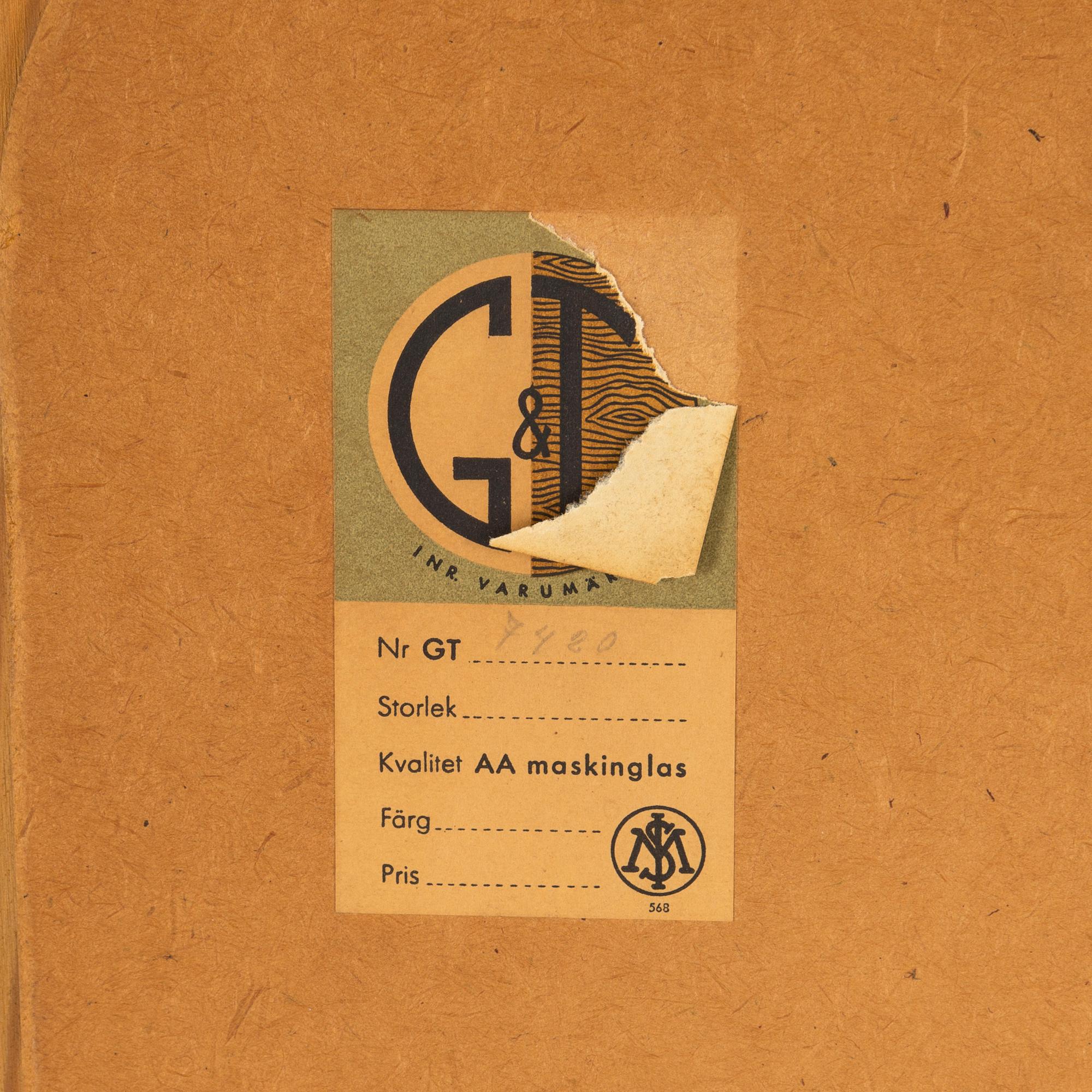 SPEGEL, G&T, 1900-talets mitt.