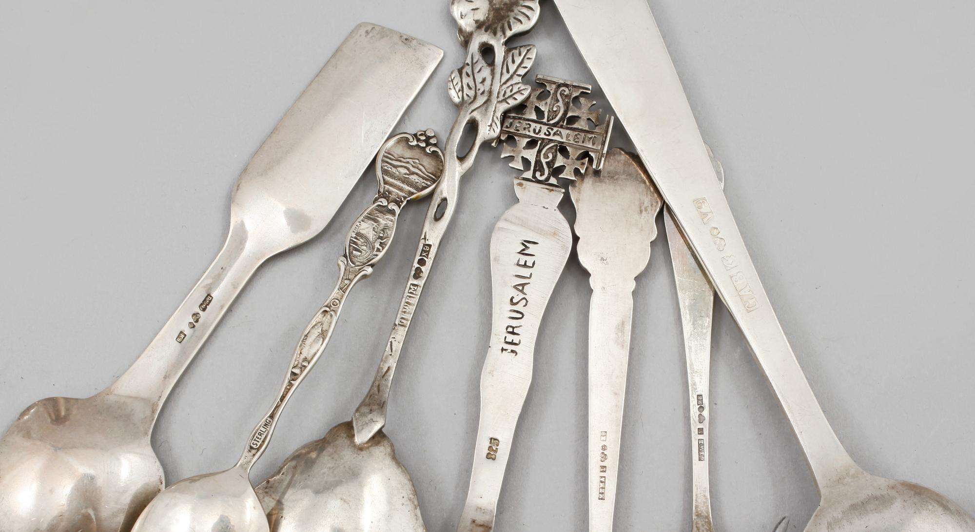 PARTI SILVER, 24 delar, 1900-tal, vikt 600 gram .