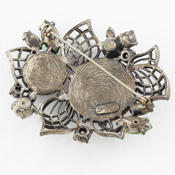 Elsa Schiaparelli, brosch, vintage.