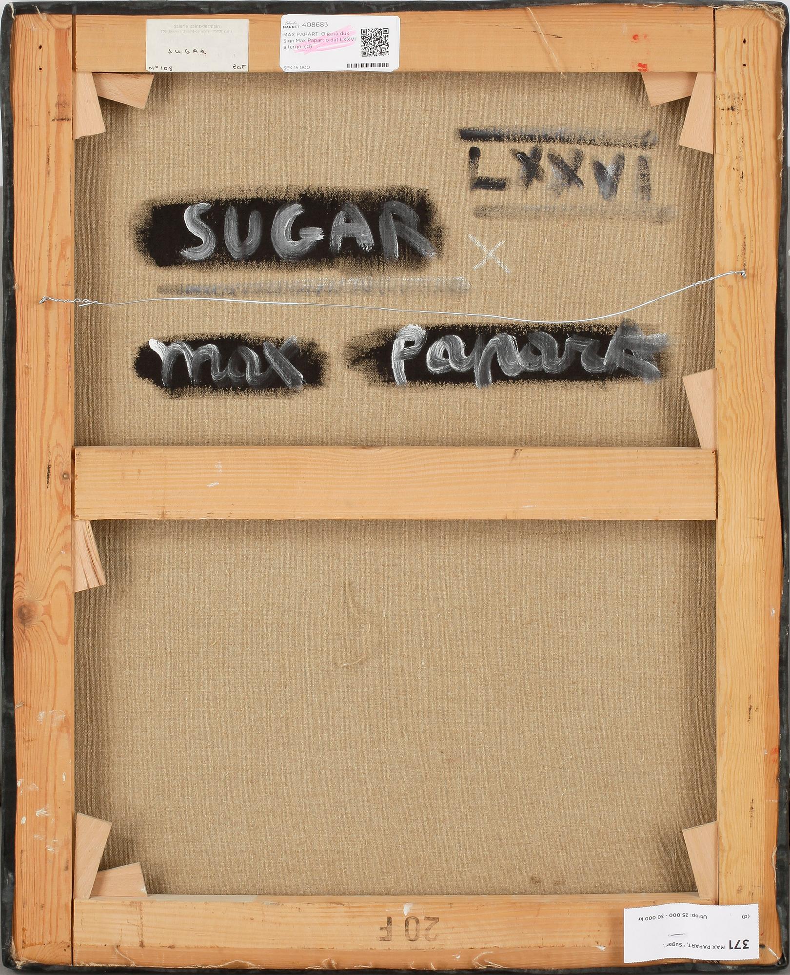 Max Papart, "Sugar".