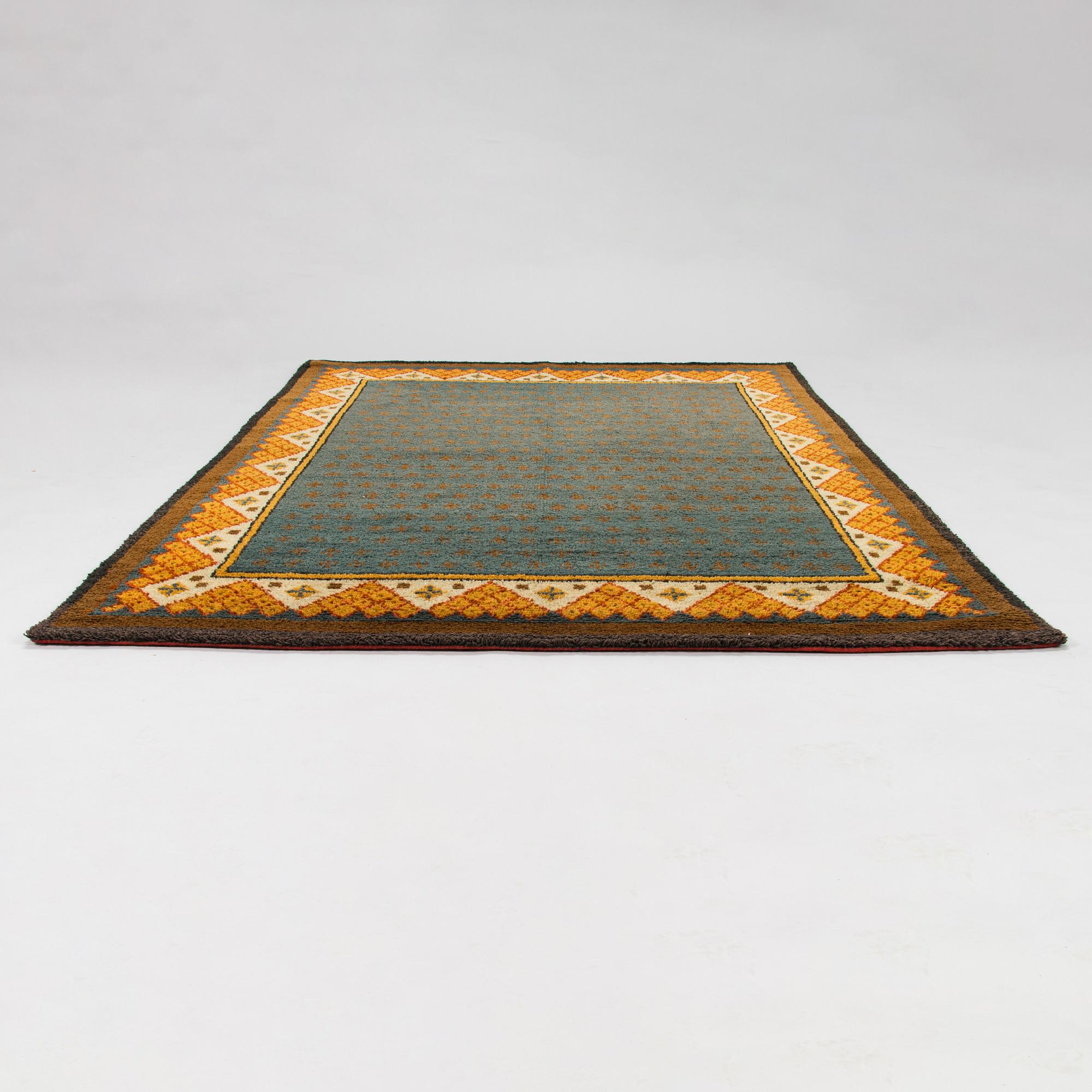 Ryamatta, 1930-tal. Ca 192 x x 135 cm.