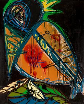 Janne Wiljakainen, mixed media, signed.