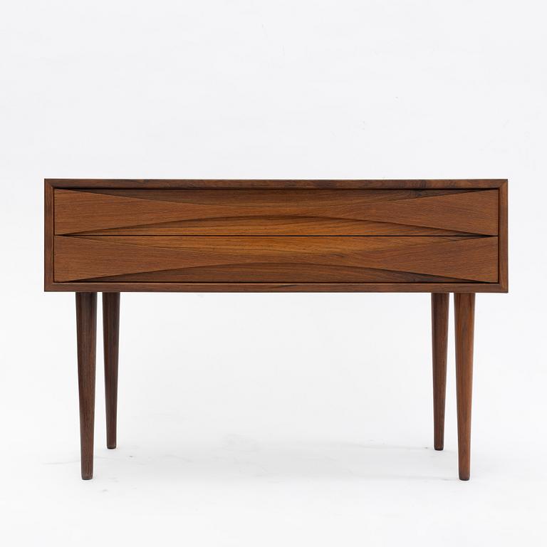 Nils Klausen, a mirror and chest of drawers, Centralmöbler Bolighus, Odense, Denmark, 1960s.