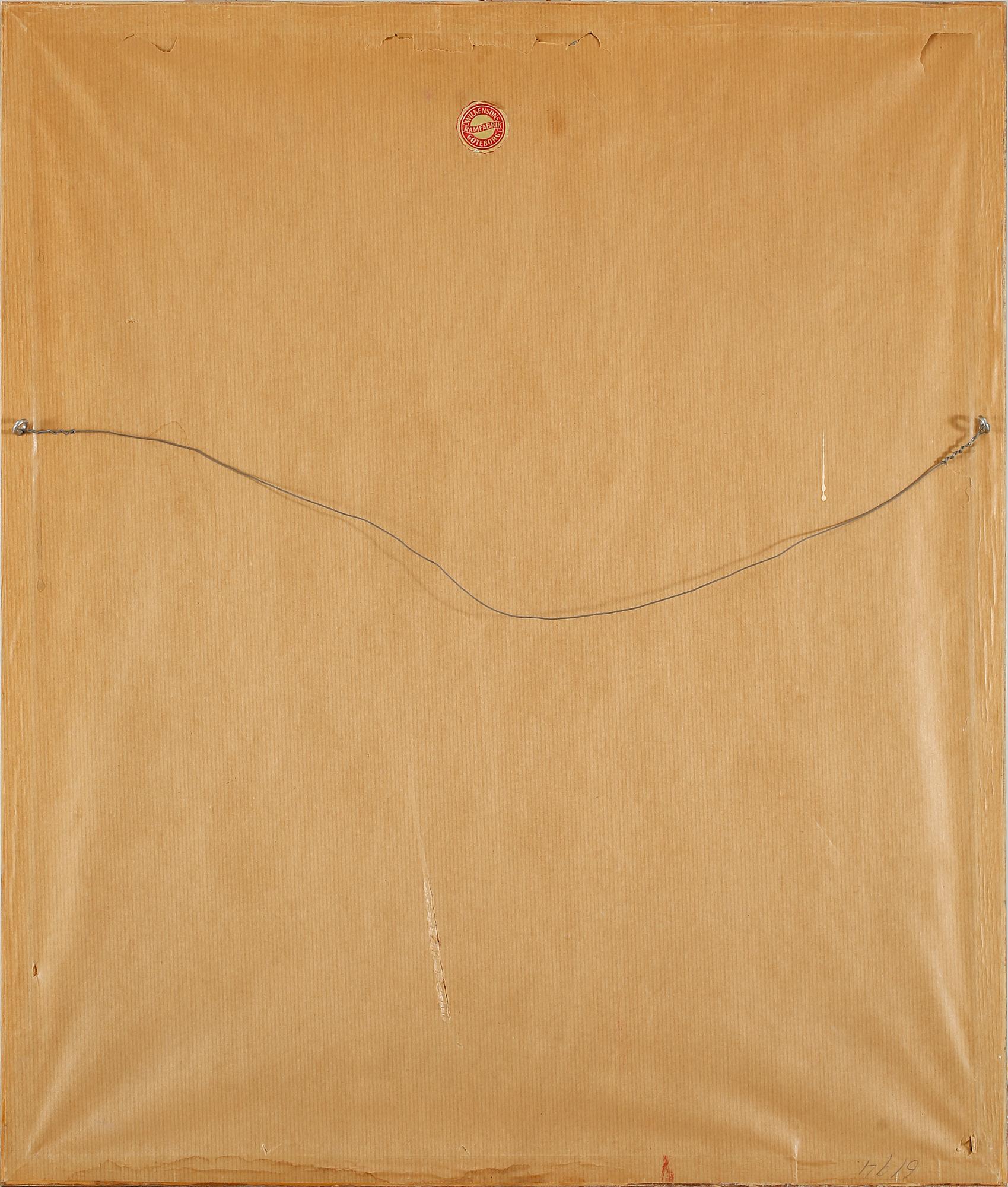 INGE SCHIÖLER, pastel, signed.