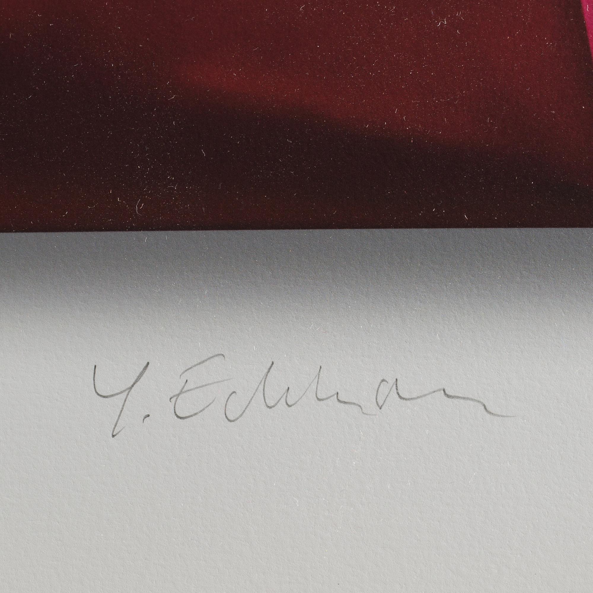 YRJÖ EDELMANN, färglitografi. Signerad och numrerad 80/150.