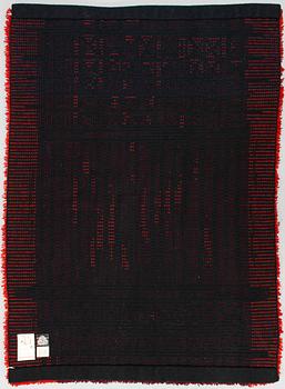 Kirsti Ilvessalo, ryijy, Ryijykutomo Koskinen. Noin 150x107cm.