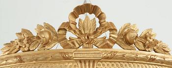 A Gustavian late 18th century bed and canopy.