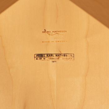 BRUNO MATSSON, bord, för Karl Mathsson, Värnamo, 1971.