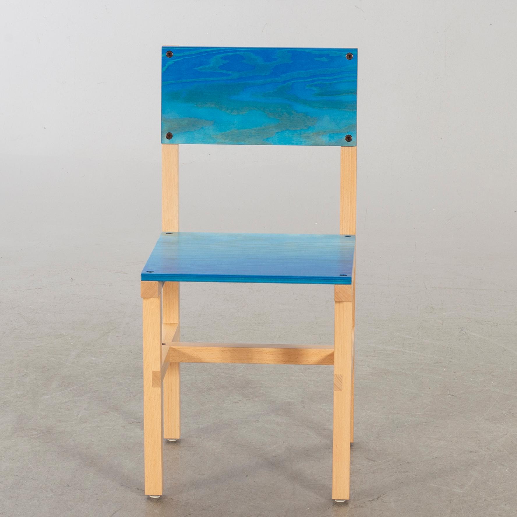 FREDRIK PAULSEN, "Röhsska"Designbaren, chair, Blå Station 2020, Chair 15/102.