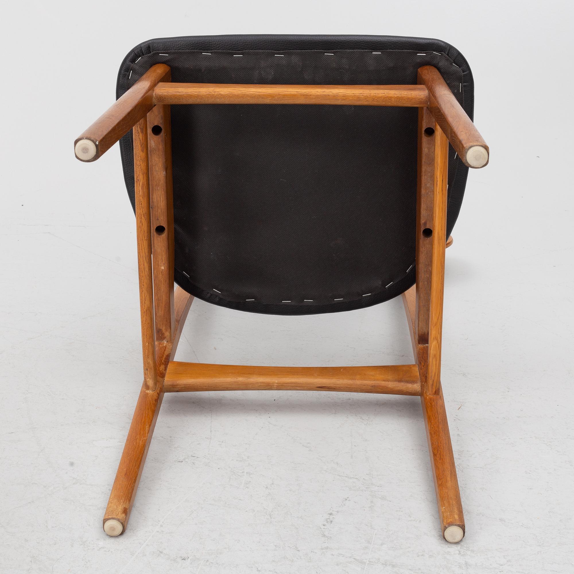 Chairs, 8 pcs, Denmark, 1950s/60s.