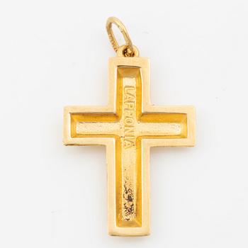 Lapponia, cross 18K gold, Finland.