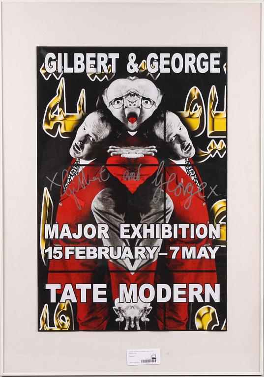 AFFISCH, Gilbert & Georg, Tate Modern, sign.