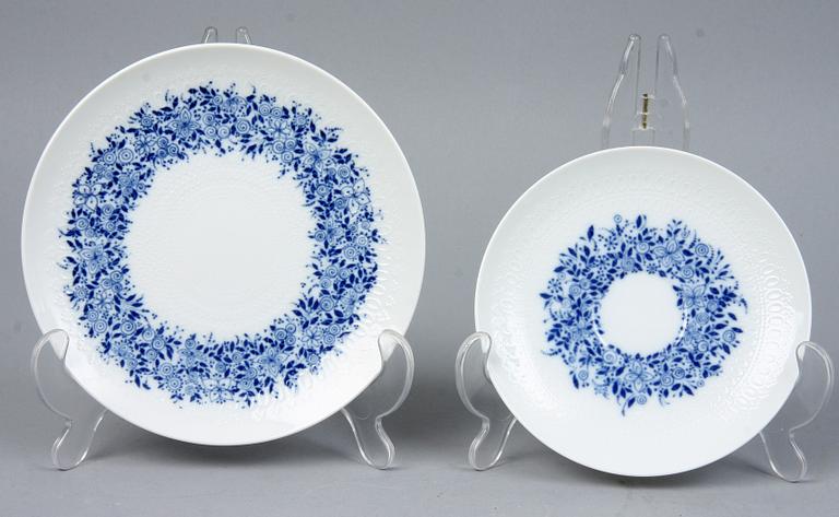 KAFFESERVIS, 23 delar, porslin, "Romanze", Björn Wiinblad, Rosenthal.
