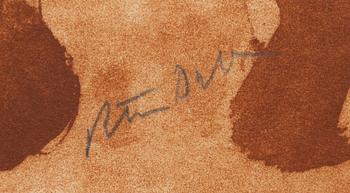 Peter Dahl, lithograph in colours, signed PT.