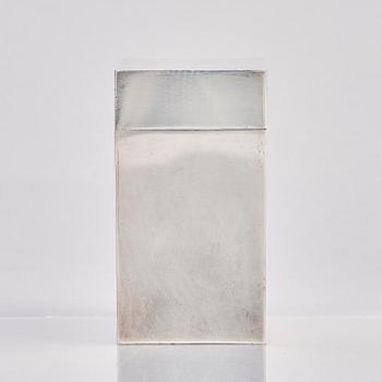 Wiwen Nilsson, a rectangular sterling lidded box, Lund Sweden 1962, reportedly a gift from Wiwen to GAN (Gösta Adrian-Nilsson).