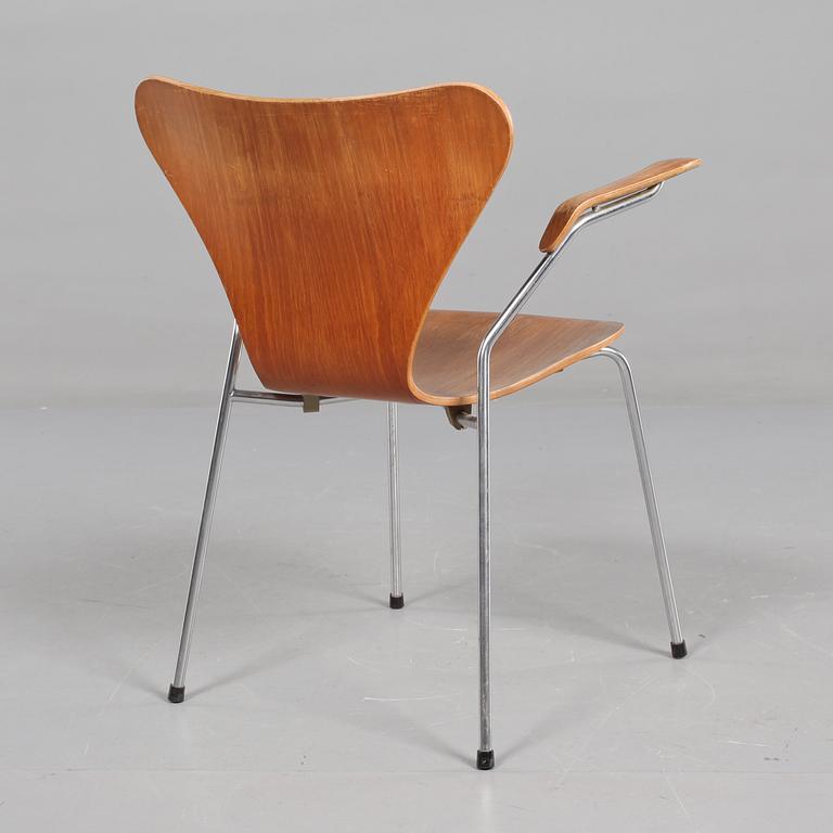 KARMSTOL, "Sjuan",  Arne Jacobsen, Fritz Hansen, 1972.