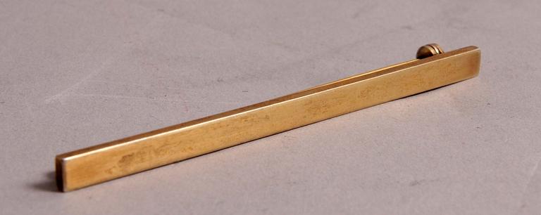 KRÅSNÅL, förgyllt silver, Wiwen Nilsson, Lund.