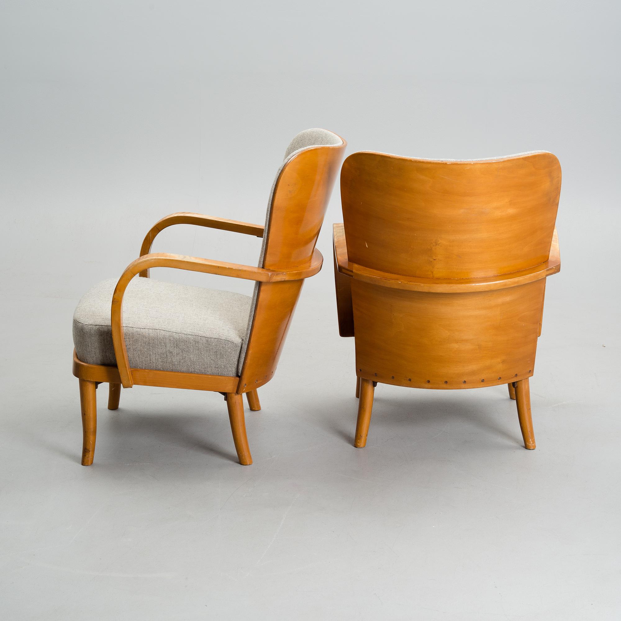 WERNER WEST, nojatuolipari, Wilhelm Schaumann Oy, 1930-1940-luku.
