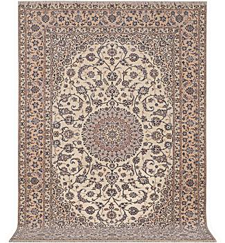 Matta, Nain part silk, 6LA, ca 316 x 210 cm.