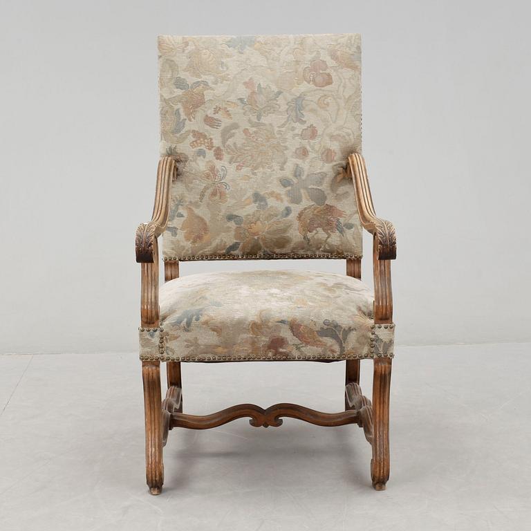 KARMSTOL, barockstil, 1800-tal.