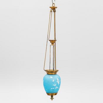 A ceiling light, early 20th Century.