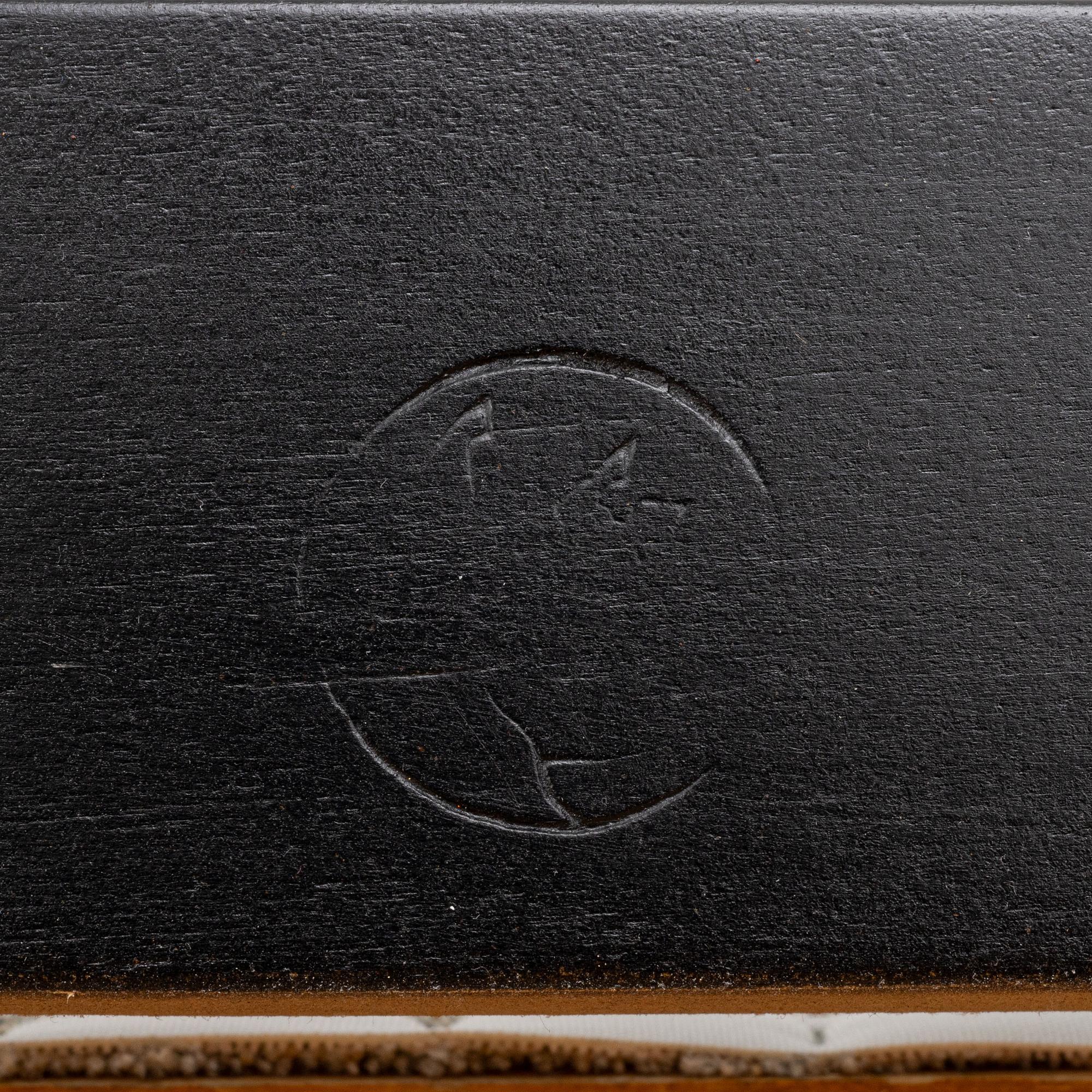 Alvar Aalto, a pair of armchairs model "403", Artek, Finland, mid-20th century.