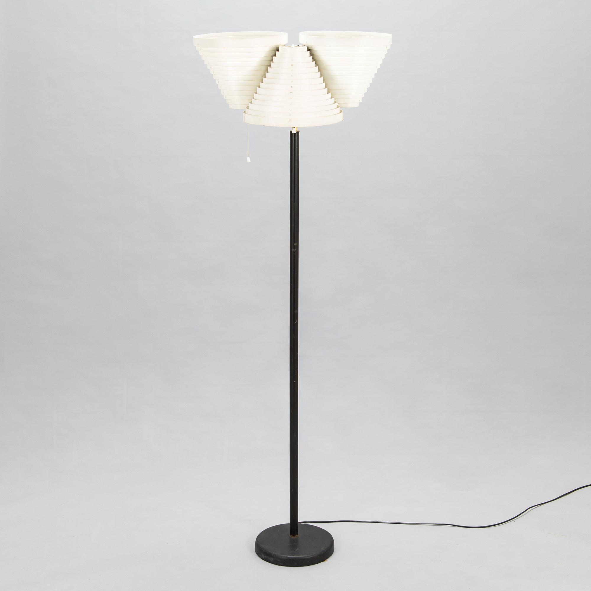 Alvar Aalto, a 'A 809' floor lamp for Valaistustyö.