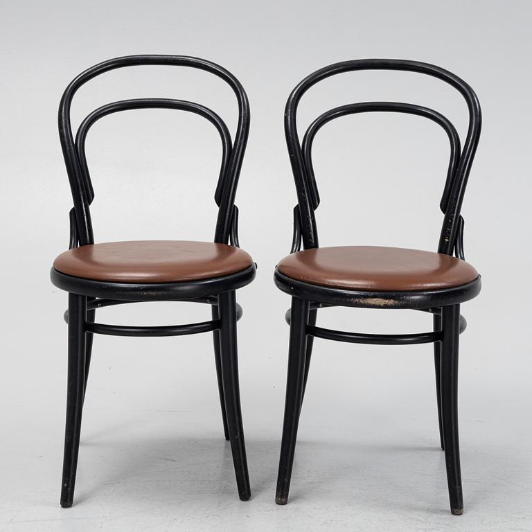 Chairs, a set of 5, Model no "14", TON.