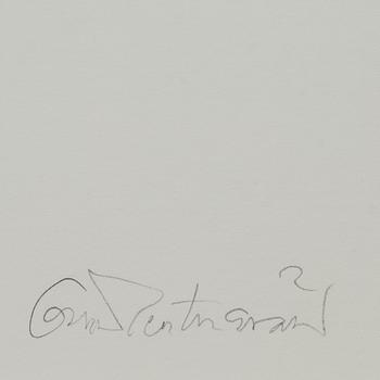 OSCAR REUTERSVÄRD, färglitografi, signerad och numrerad 190/190.