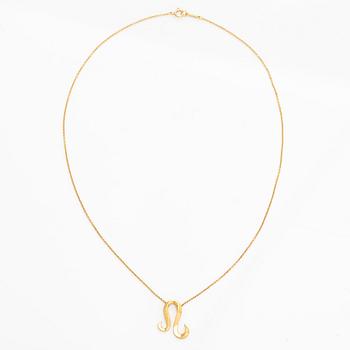 Tiffany & Co, Paloma Picasso, halsband, "Zodiac Leo", 18K guld.
