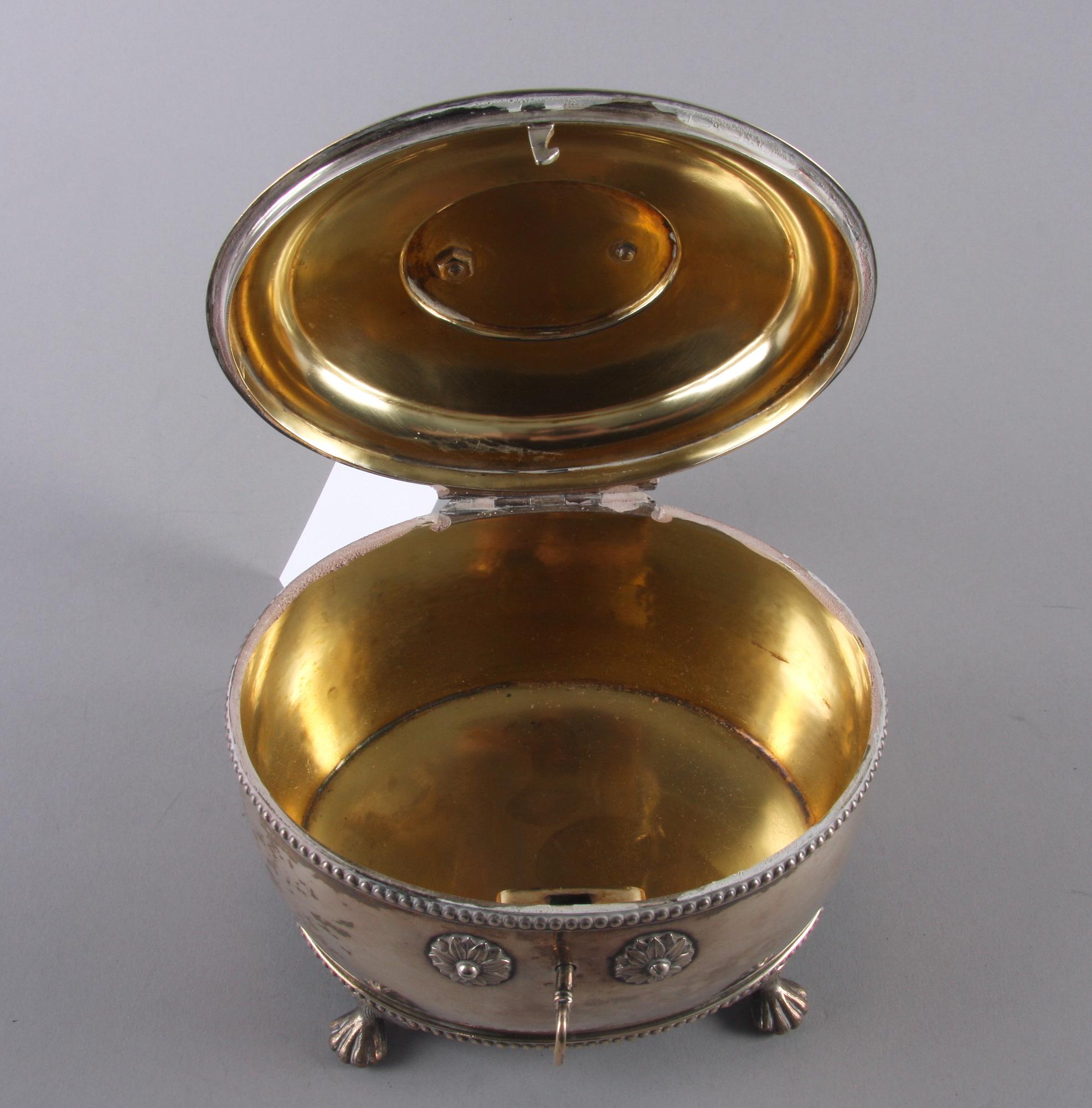 SOCKERSKRIN, silver, GAB, Stockholm 1918.