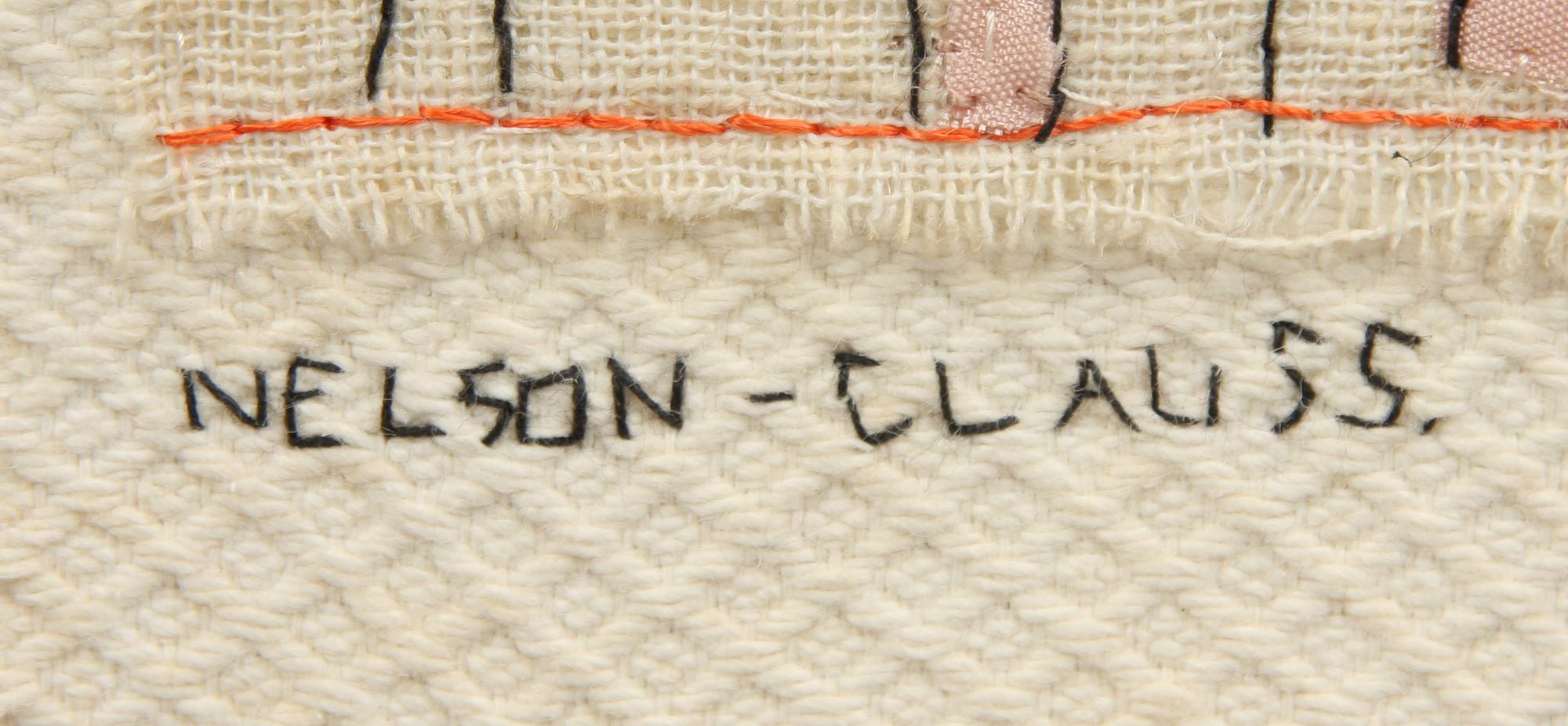 BIRGITTA NELSON-CLAUSS, textil, sign.