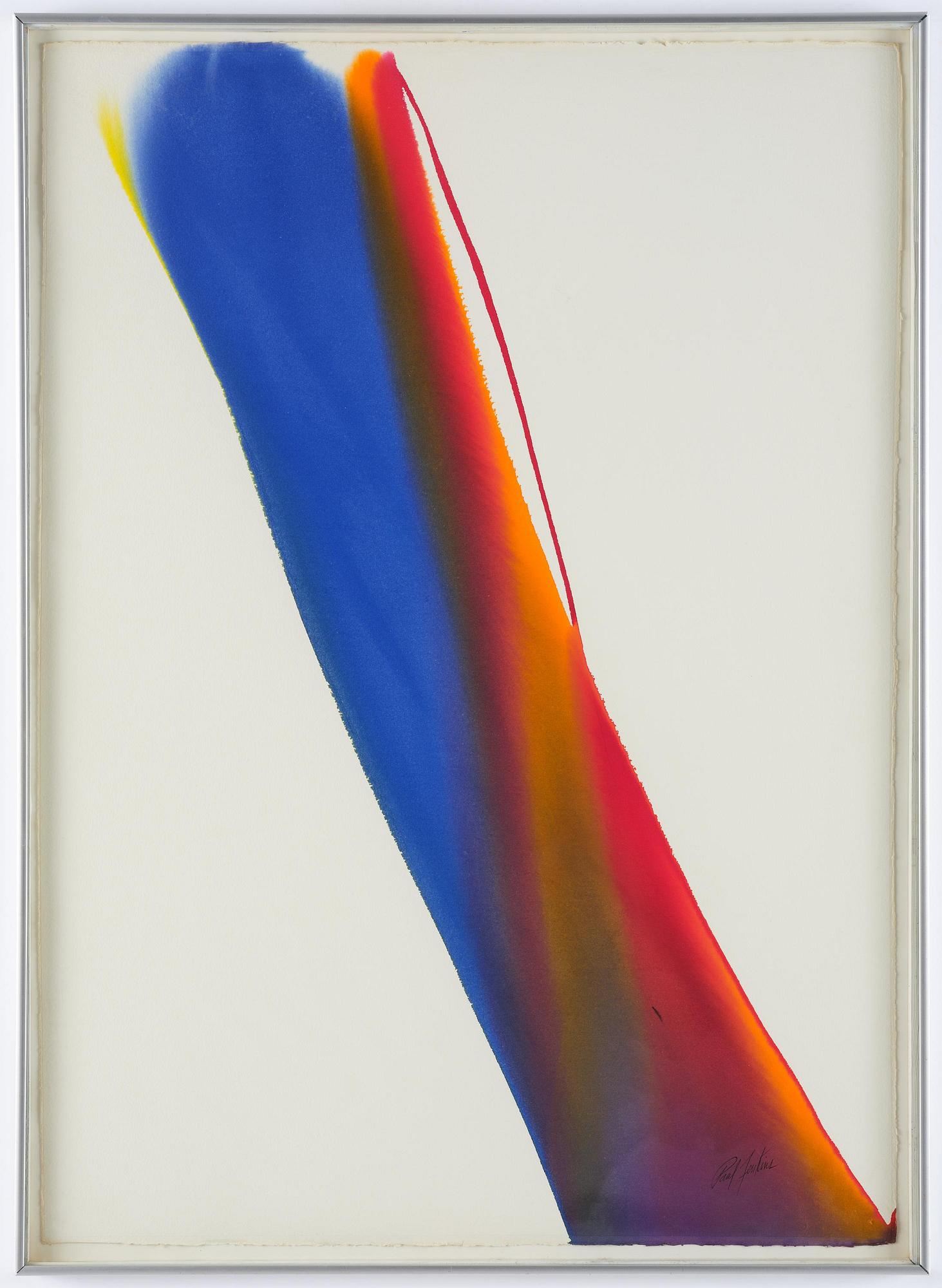 Paul Jenkins, "Phenomena Pedestal of Fire".