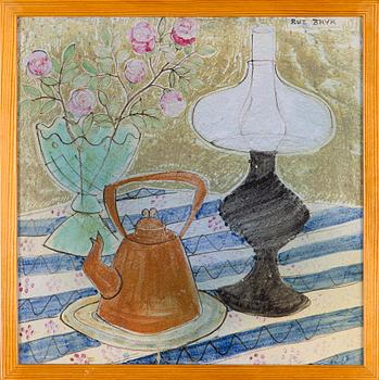 Rut Bryk, A stoneware relief, signed Rut Bryk.