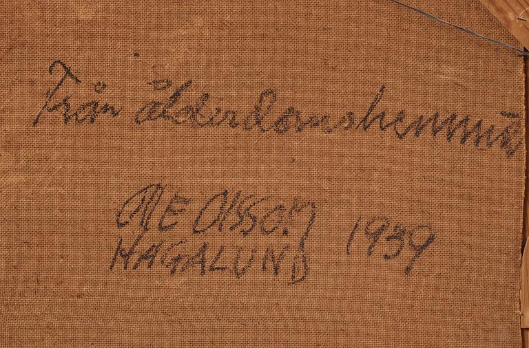 Olle Olsson-Hagalund, "Från ålderdomshemmet".