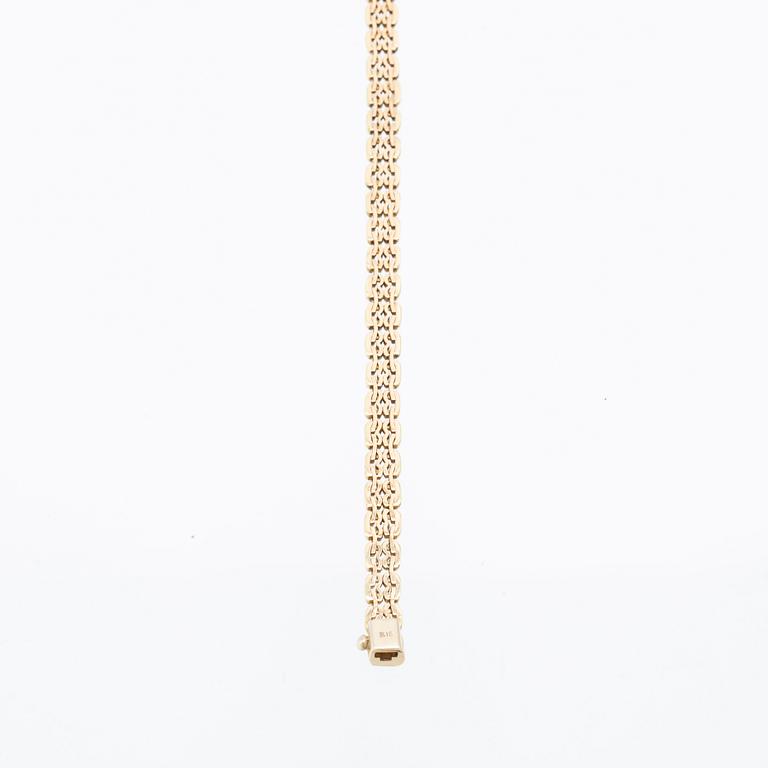 Halsband 18K guld svensk importstämpel.