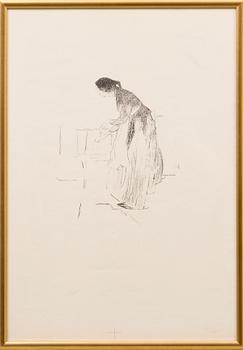 HELENE SCHJERFBECK, lithograph, test print.