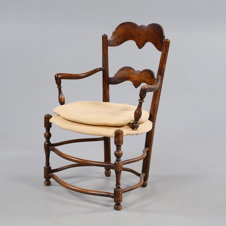 KARMSTOL, shaker-modell, 1800/1900-tal.