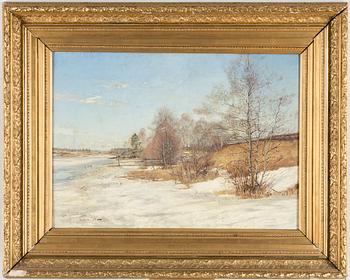 CARL JOHANSSON, oil on canvas, signed and dated Matsfors -90.