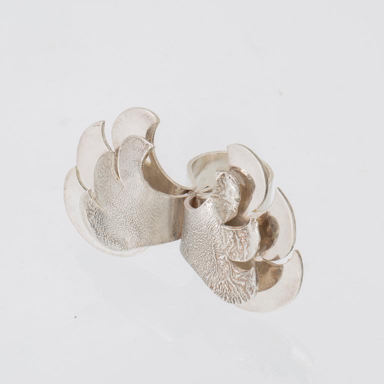 Berit Johansson, a silver ring, Orrefors 1975.
