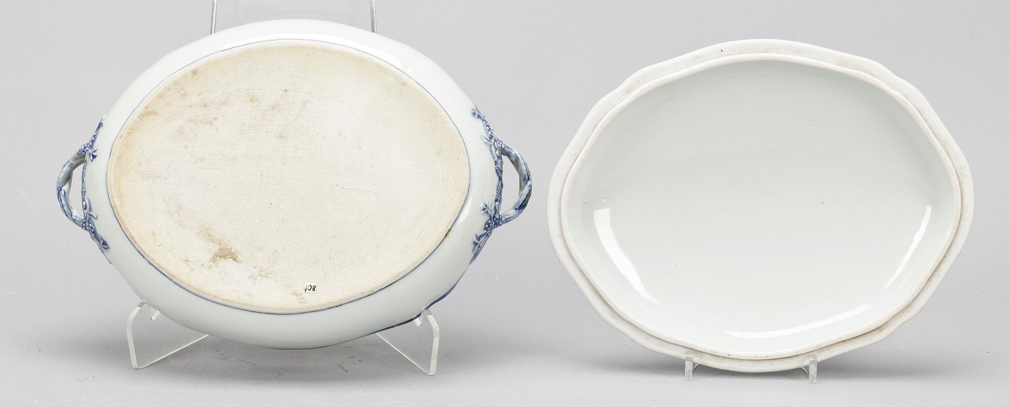 TERRIN, porslin, Kina, Qingdynasin, Jiaqing (1796-1820).